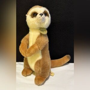 Miyoni Meerkat 10" Plush by Aurora World Stuffed Animal Leather Tag